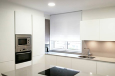 reforma de cocina en hondarribia. vista lateral